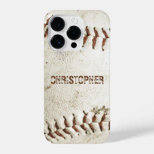 Vintage Baseball Personalized iPhone 14 Pro Case