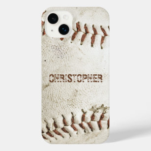 Vintage Baseball Personalized iPhone 14 Plus Case