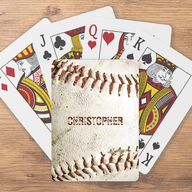 Vintage Baseball Personalized Playing Cards (Creator Uploaded)