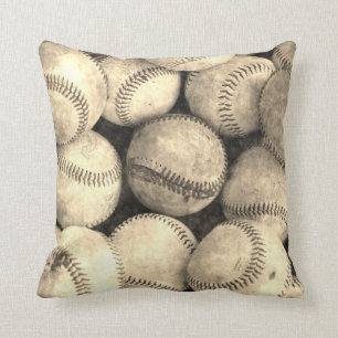 Vintage Baseball Pillow