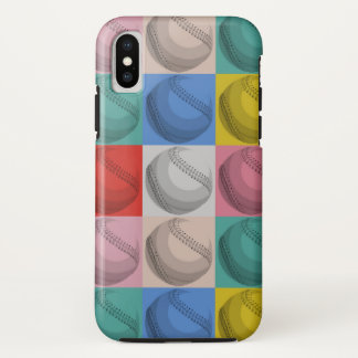 Vintage Baseball Pop Art iPhone XS Case