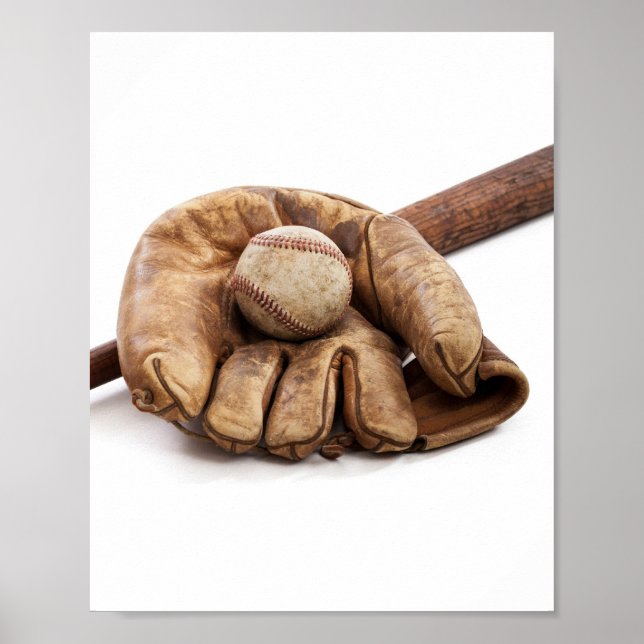 Vintage Baseball Poster (Front)