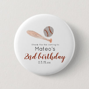 Vintage Baseball Sports Cute Favour Box 2 Inch Round Button