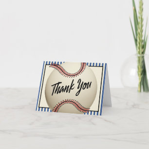 Vintage Baseball Thank You