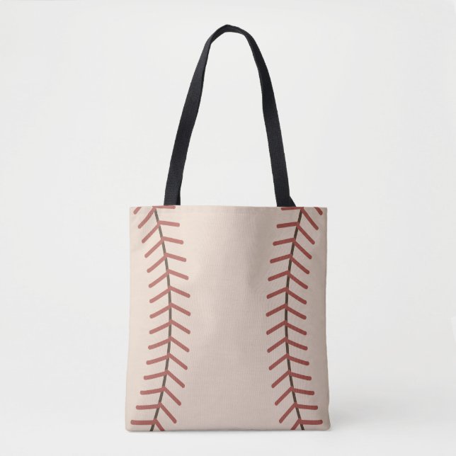 Vintage Baseball Tote Bag (Front)