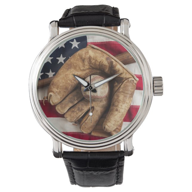 Vintage Baseball Watch (Front)