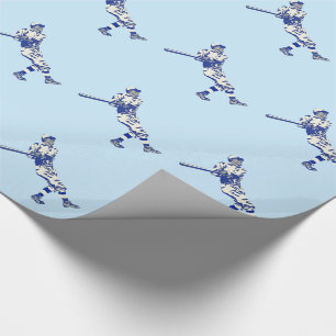 vintage baseball wrapping paper