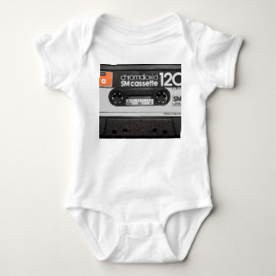 Vintage BASF Cassette: Collector's Item Baby Bodysuit