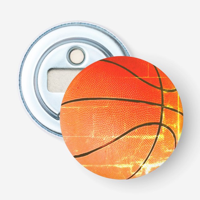 Vintage Basketball Gift  Bottle Opener (Front)
