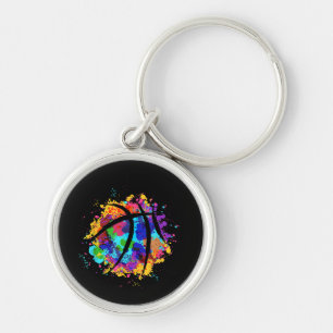 Vintage Basketball Graphic Design  Cool Basketball Keychain