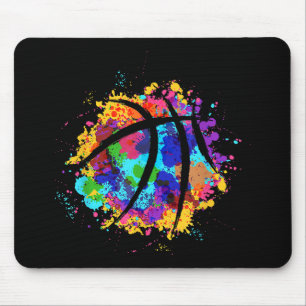 Vintage Basketball Graphic Design Cool Basketball Mouse Pad