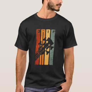 Vintage Bass Guitar Eadg Tuning Retro Bassist Play T-Shirt