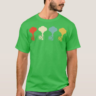 Vintage Bass Guitar Player Retro  T-Shirt