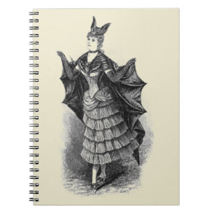 Vintage Bat Ladies Notebook