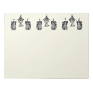 Vintage Bat Ladies Notepad