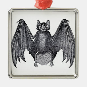 Vintage Bat Pendant Metal Ornament