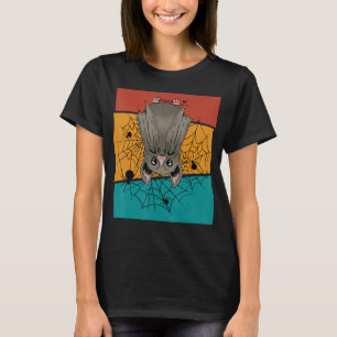 Vintage Bat With Spiders T-Shirt