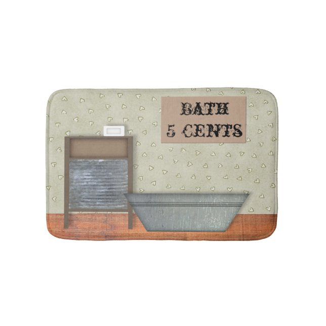 Vintage Bath Bath Mat (Front)
