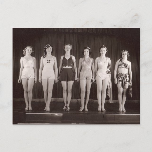 Vintage Bathing Suits Postcard - 1780019.jpg (Front)