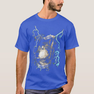 Vintage Be Strong As A Wolf Funny Motivation Quote T-Shirt