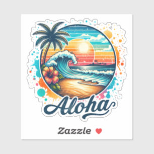 Vintage Beach Aloha Sublimation-94953