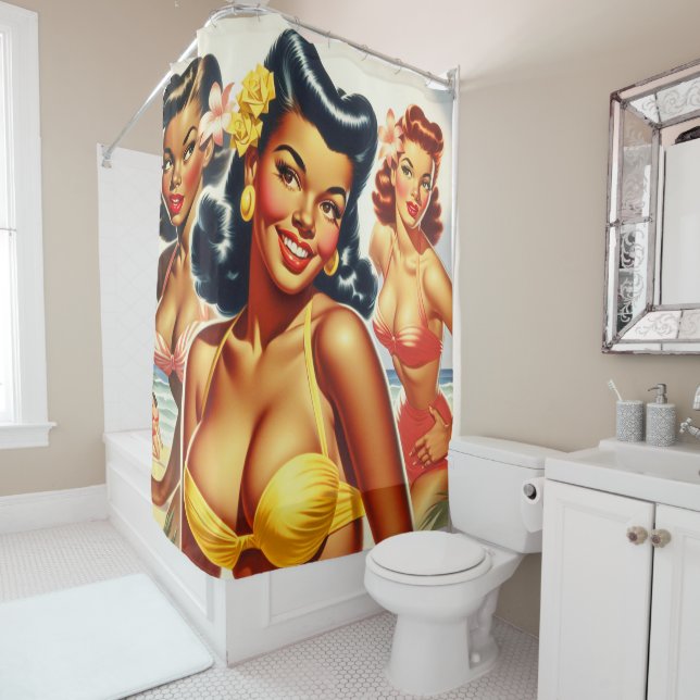 Vintage Beach Pin-ups (In Situ)