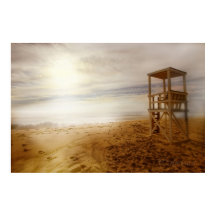 Vintage Beach Poster