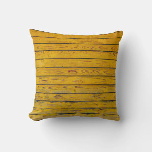 Vintage beach wood background - Old weathered wood Throw Pillow