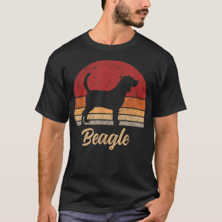 Vintage Beagle Dog Pet Lovers Men Women Boys T-Shirt