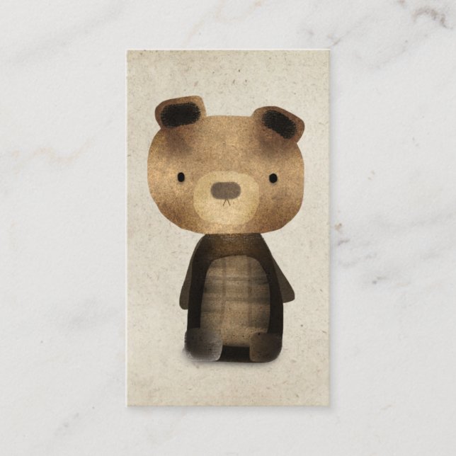 VINTAGE BEAR BUSINESS CARDS (Front)