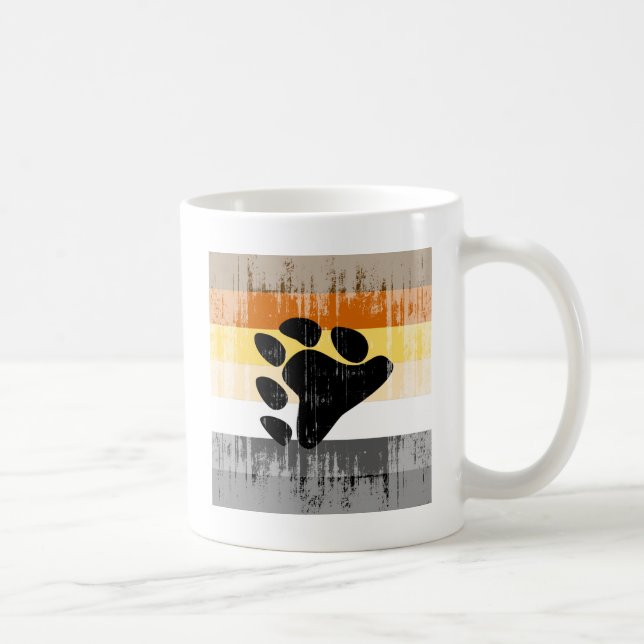 Vintage Bear Pride Coffee Mug (Right)