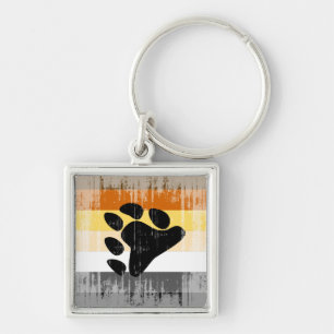 Vintage Bear Pride Keychain