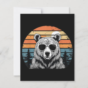 Vintage Bear with Sunglasses