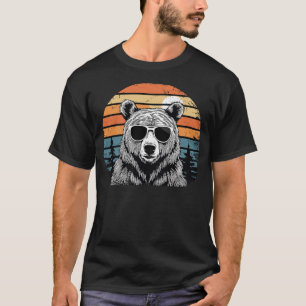 Vintage Bear with Sunglasses T-Shirt