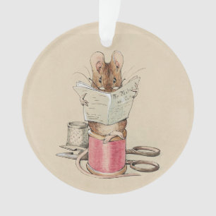 Vintage Beatrix Potter Tailor of Gloucester Mouse Ornament
