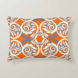 Vintage beautiful background, seamless pattern, lu accent pillow