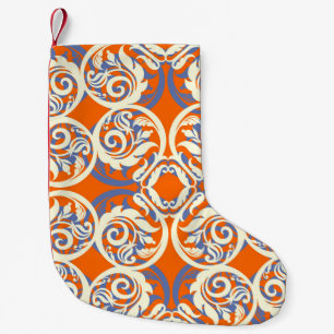 Vintage beautiful background, seamless pattern, lu small christmas stocking