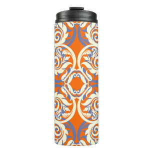 Vintage beautiful background, seamless pattern, lu thermal tumbler