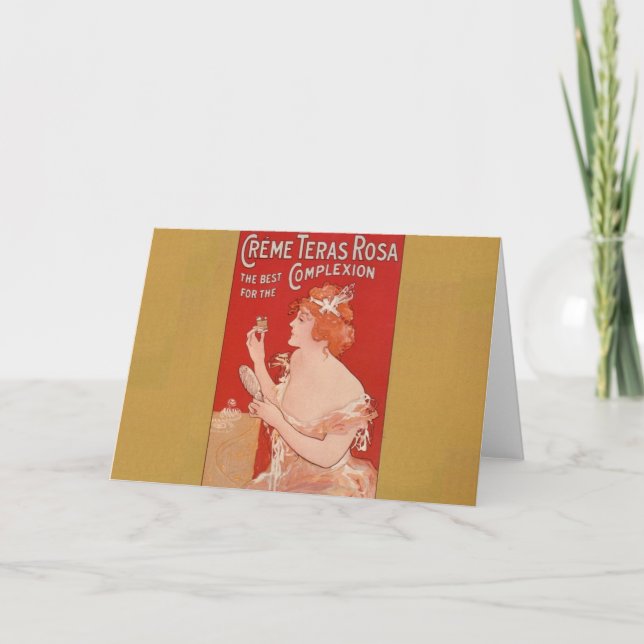 Vintage Beauty Advertisement Announcement (Front)