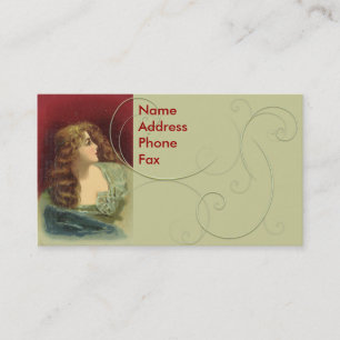 Vintage Beauty Business Cards