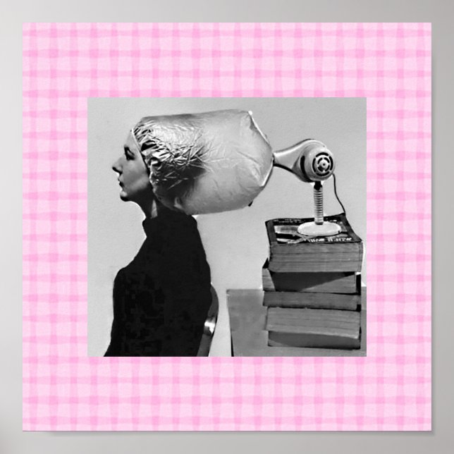 Vintage Beauty Shop Poster (Front)