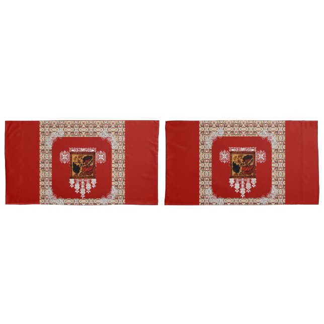 Vintage Bedding Design4u Pillowcase (Front-Set)