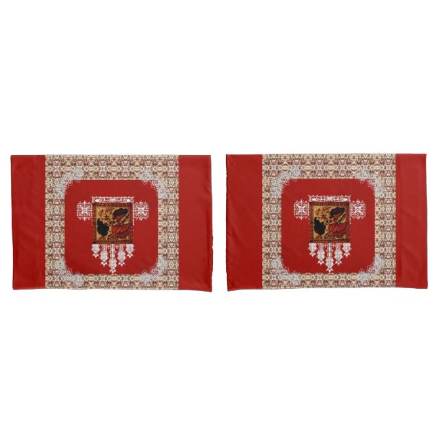 Vintage Bedding Design4u Pillowcase (Front-Set)