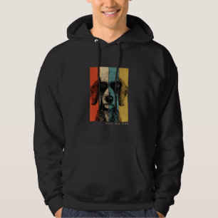Vintage Bedlington Terrier Dog Mom Dad Kids Men Wo Hoodie
