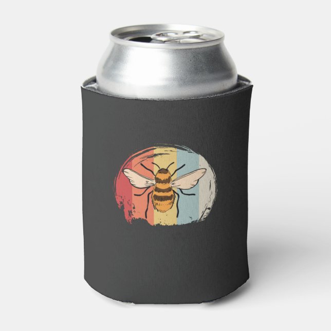 Vintage Bee Can Cooler (Can Front)