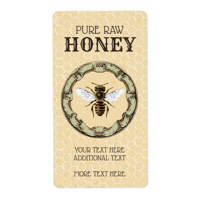 Vintage Bee Honey Jar 2 (Devant)