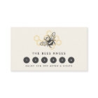 Vintage Bee Logo Rustic Honeybee