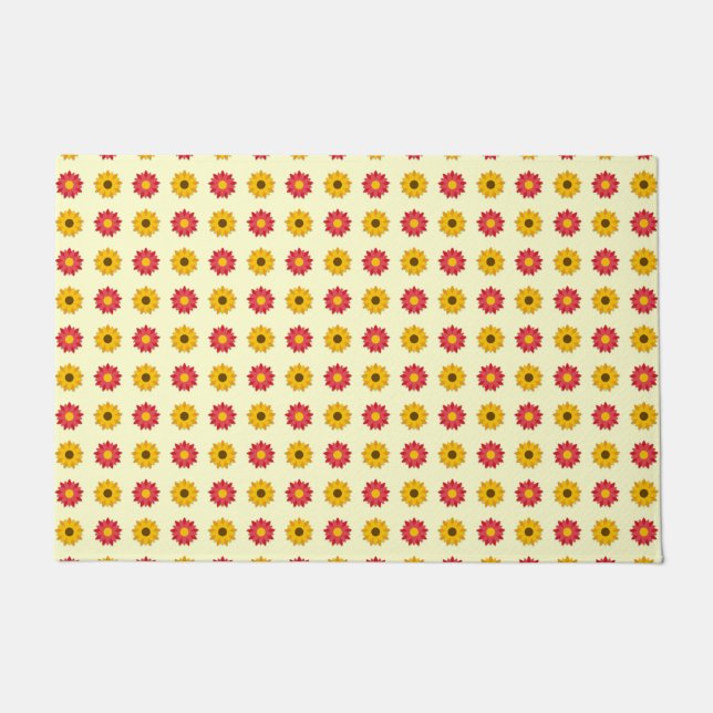 Vintage Bee Print Doormat (Front)
