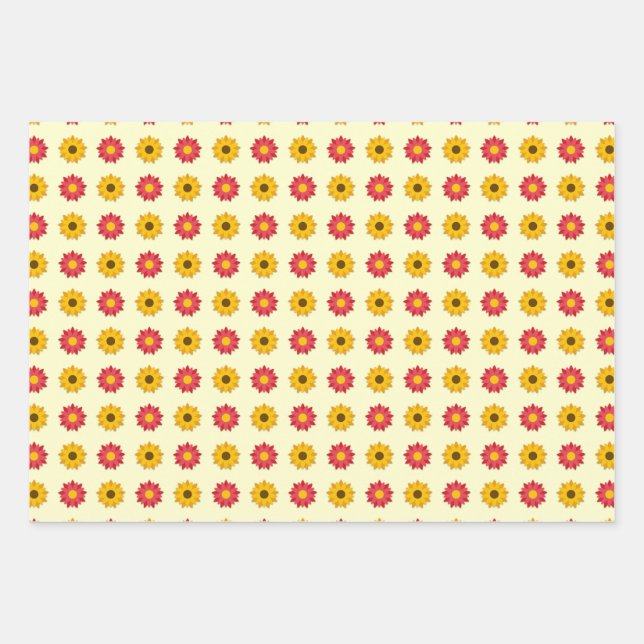 Vintage Bee Print Wrapping Paper Sheet (Front)