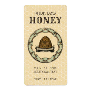 Vintage Bee Skep Honey Jar 2